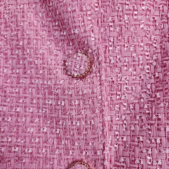 NWOT Endless Rose Tweed Mini Dress - Picture 7 of 9